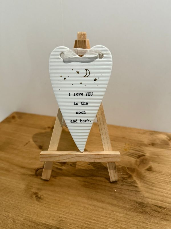Thoughtful Words Heart shaped plaque